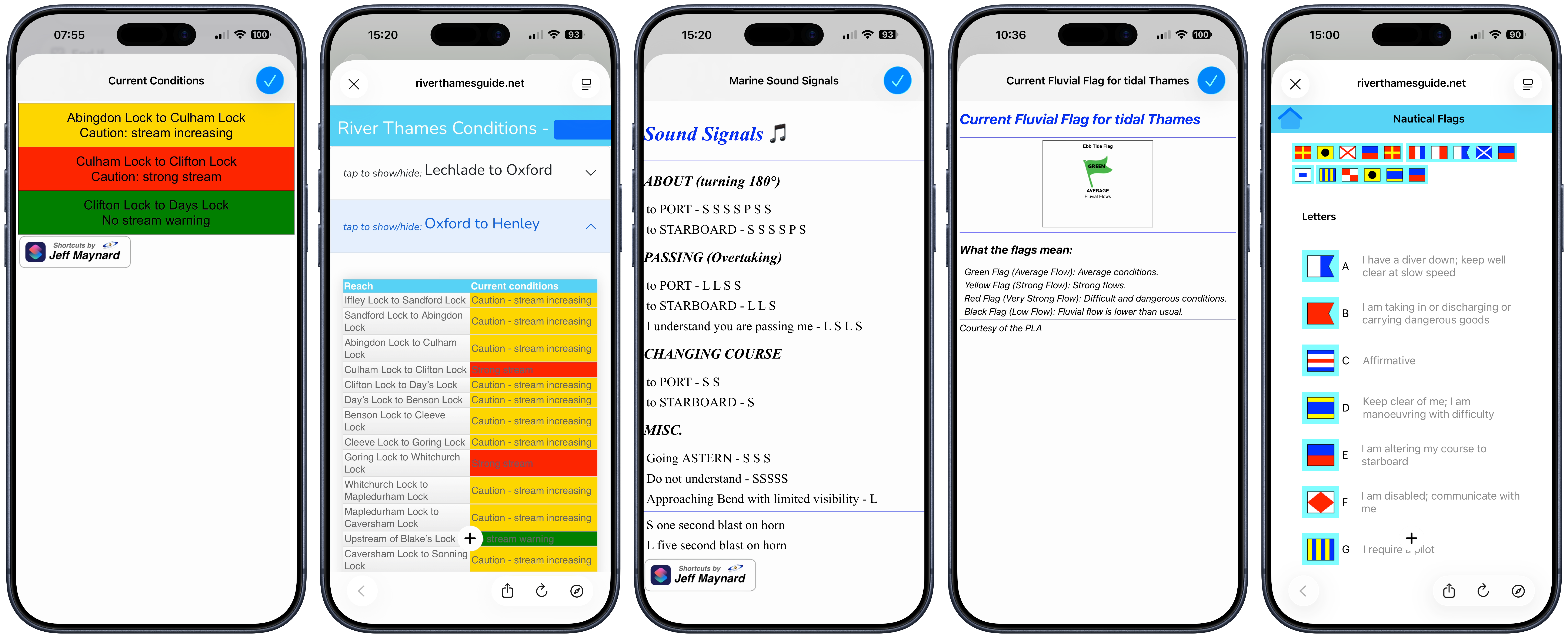 Shortcuts screenshots